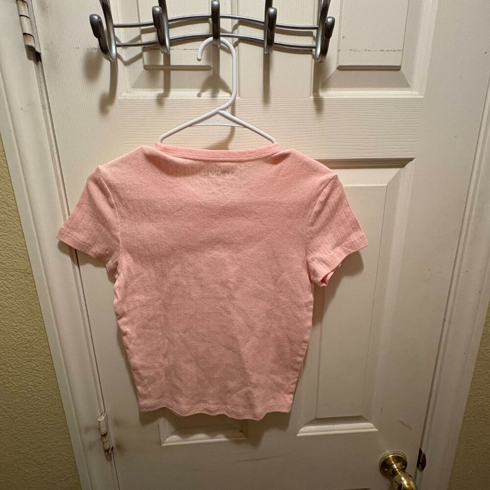 Pink Strawberry Baby Tee from Vinyl Icons in size L - Picture 2 of 2